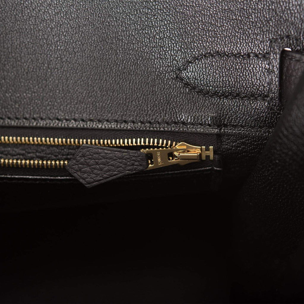 Hermes Black Togo Birkin 30cm Rose Gold Hardware - Exclusu