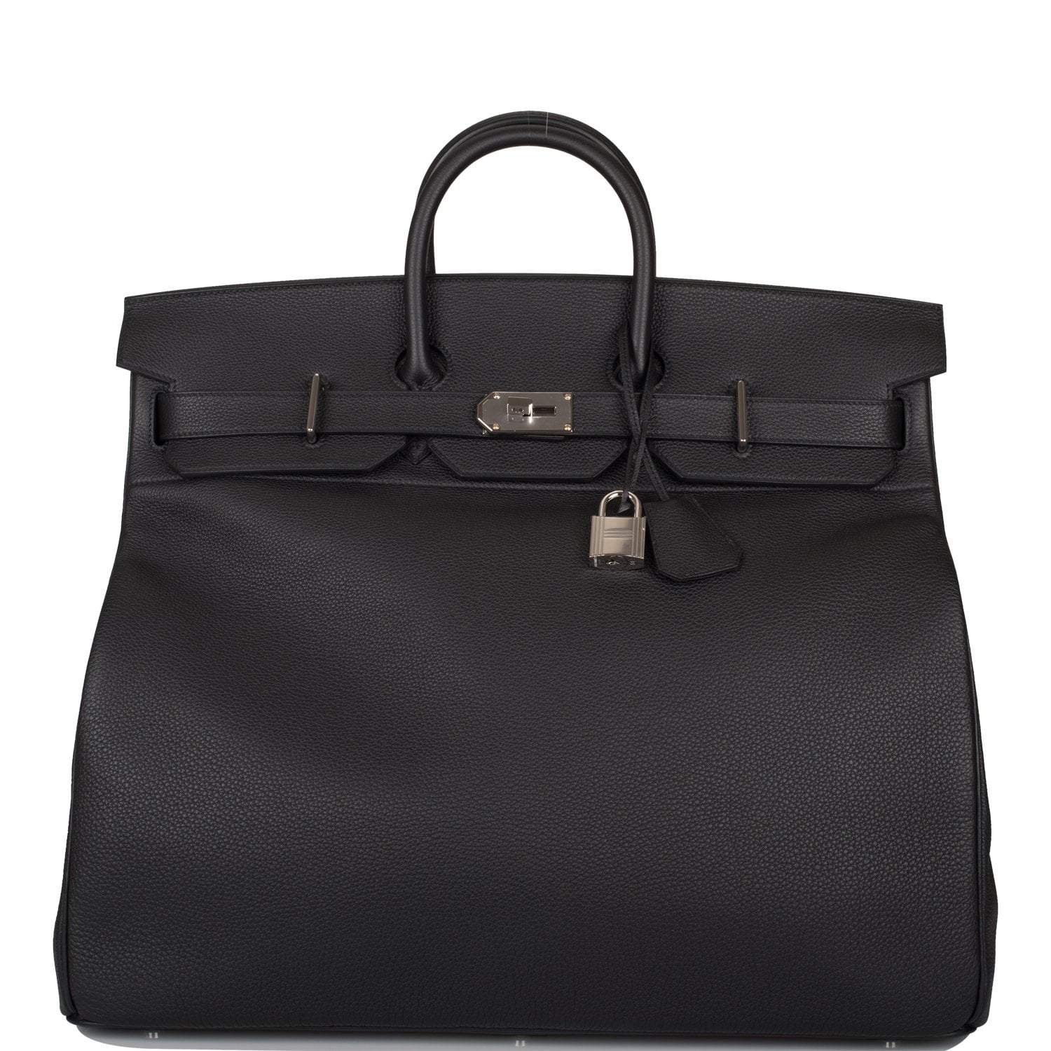 Hermes Black Togo HAC Birkin 50cm Palladium Hardware - Exclusu