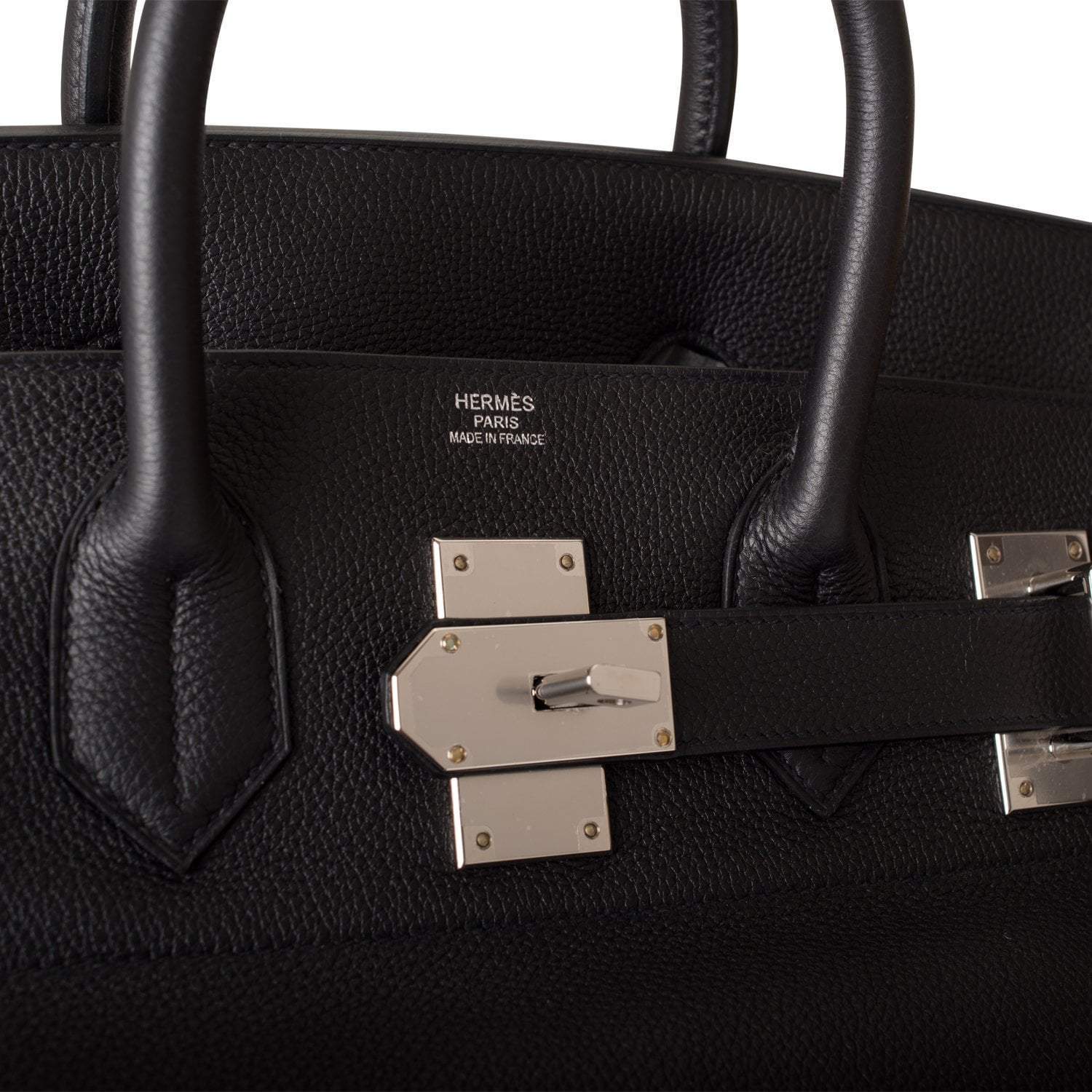 Hermes Black Togo HAC Birkin 50cm Palladium Hardware - Exclusu
