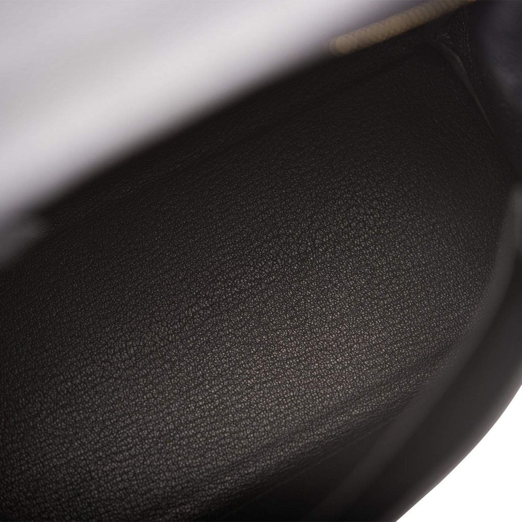Hermes Black Togo Retourne Kelly 25cm Gold Hardware - Exclusu