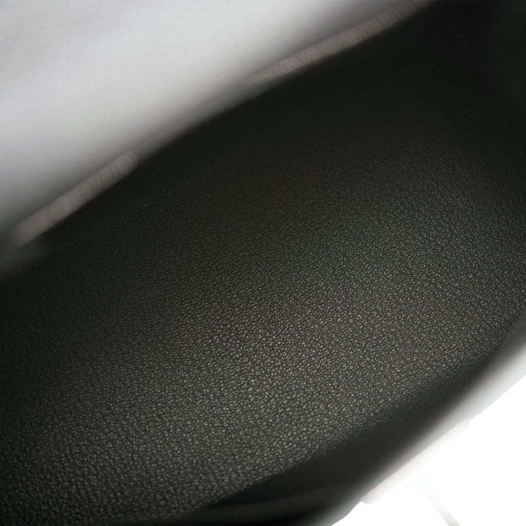 Hermes Black Togo Retourne Kelly 28cm Palladium Hardware - Exclusu