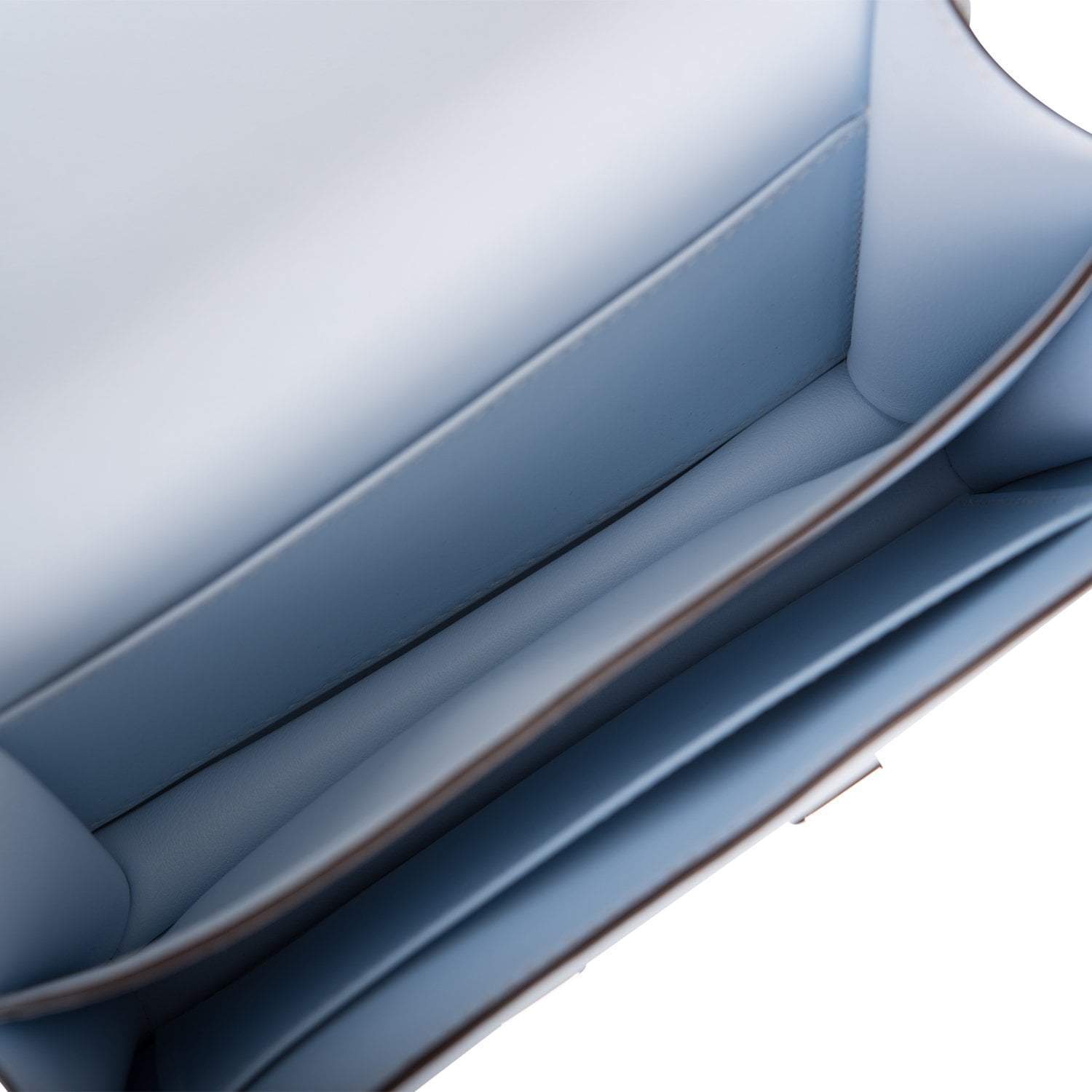 Hermes Bleu Brume Swift Mini Constance 18cm Palladium Hardware - Exclusu