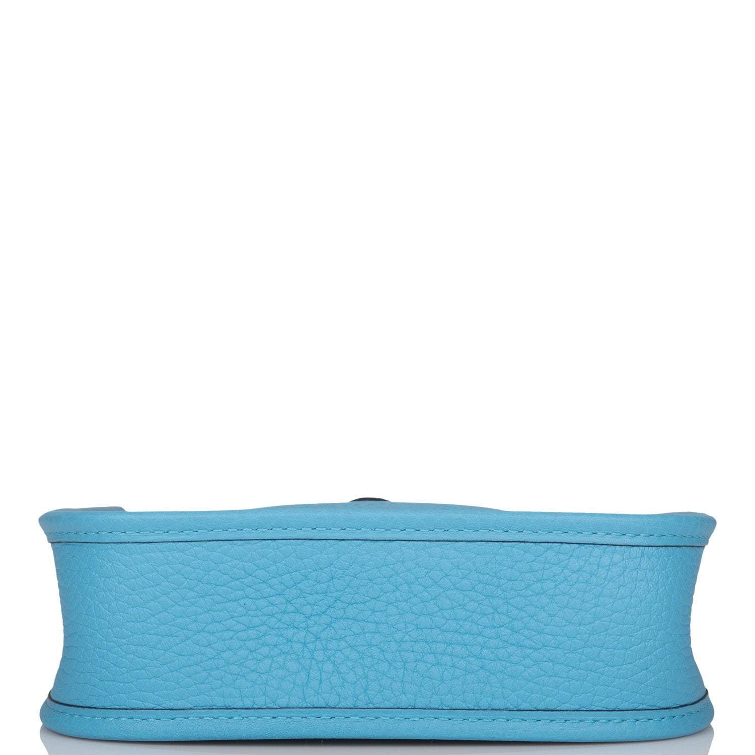 Hermes Bleu du Nord Clemence Evelyne TPM Bag Palladium Hardware - Exclusu