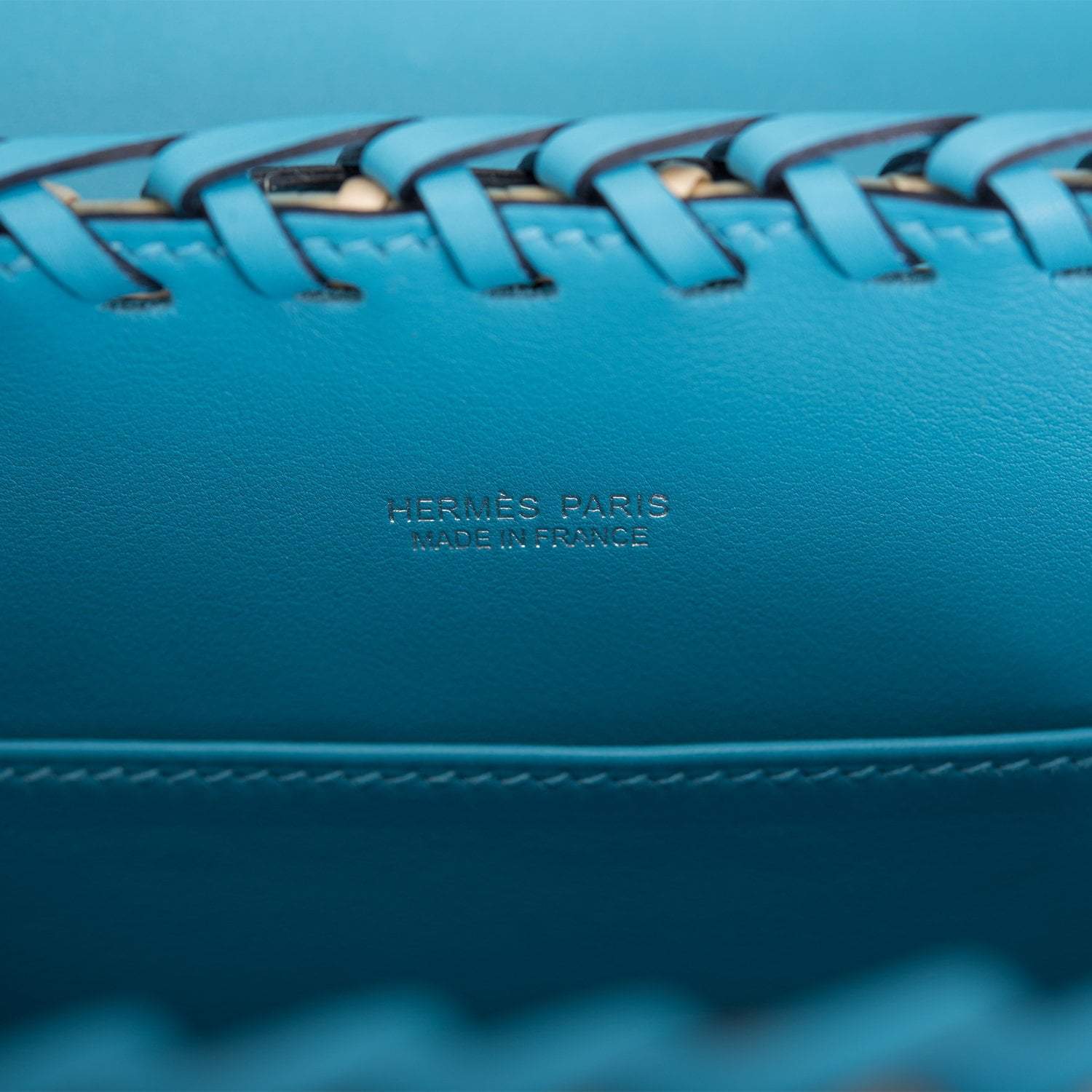 Hermes Bleu du Nord Swift Mini Picnic Kelly Bag 20cm Palladium Hardware - Exclusu