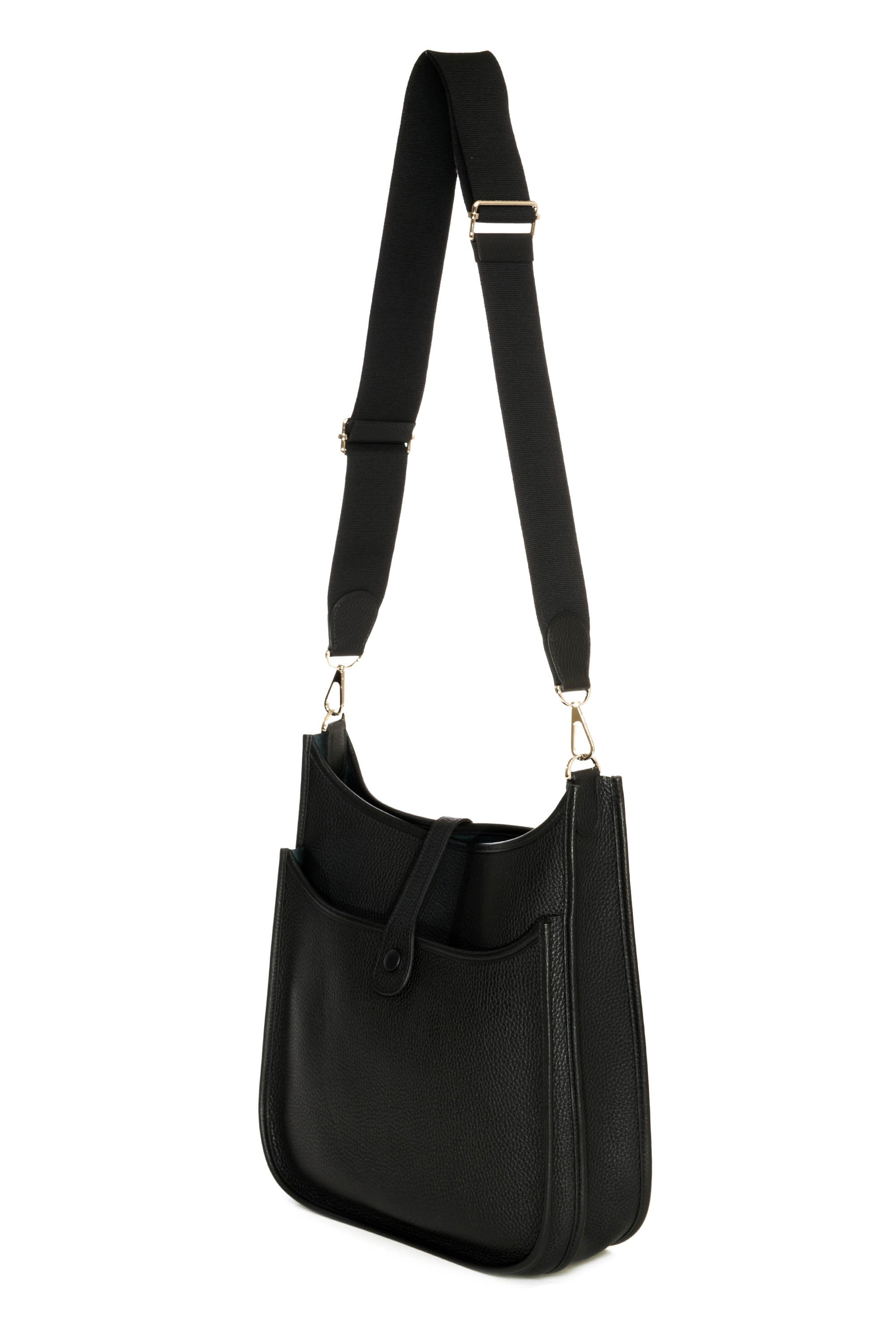 Hermes Black Clemence Evelyne III Crossbody bag Size 33 - Exclusu