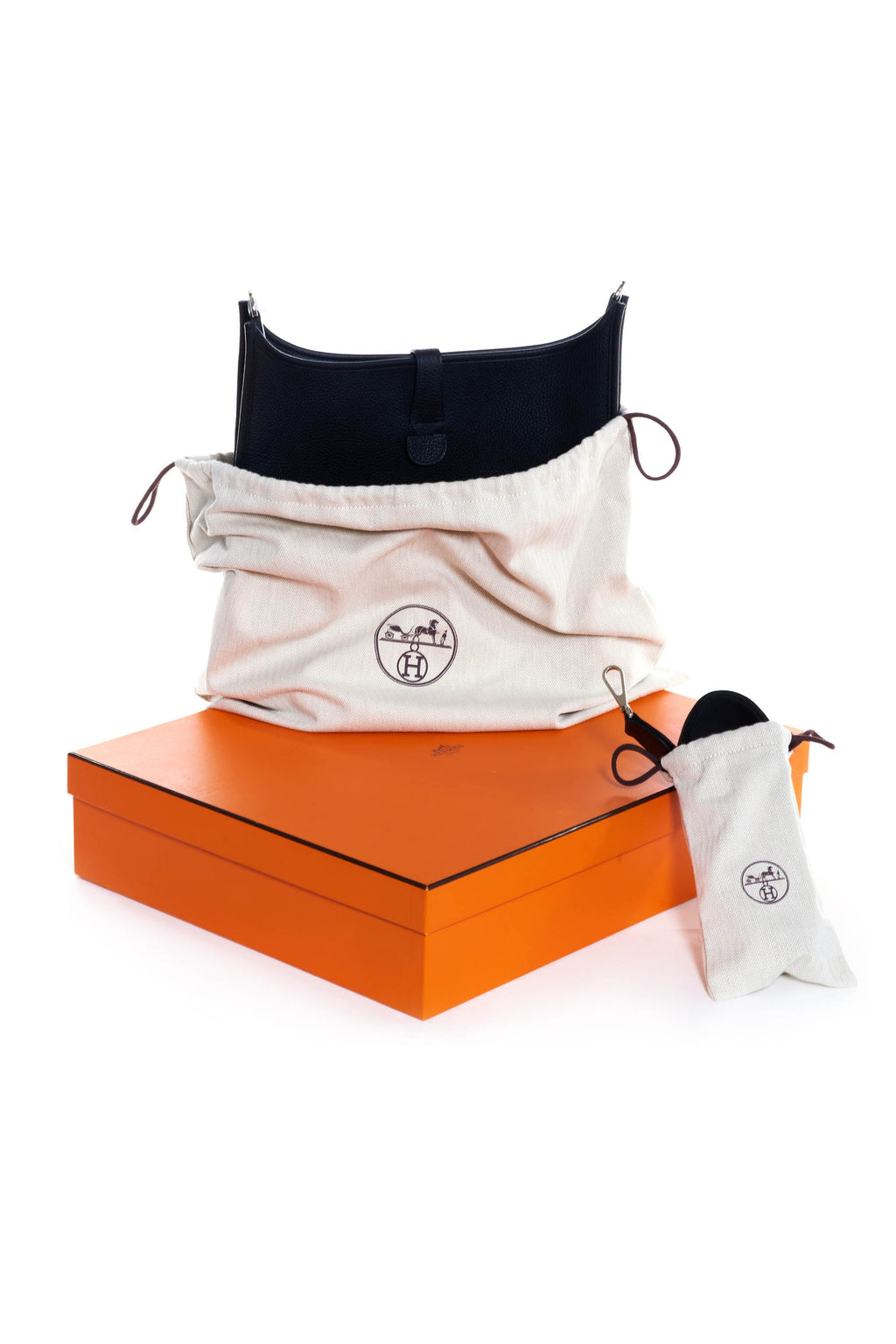 Hermes Black Clemence Evelyne III Crossbody bag Size 33 - Exclusu