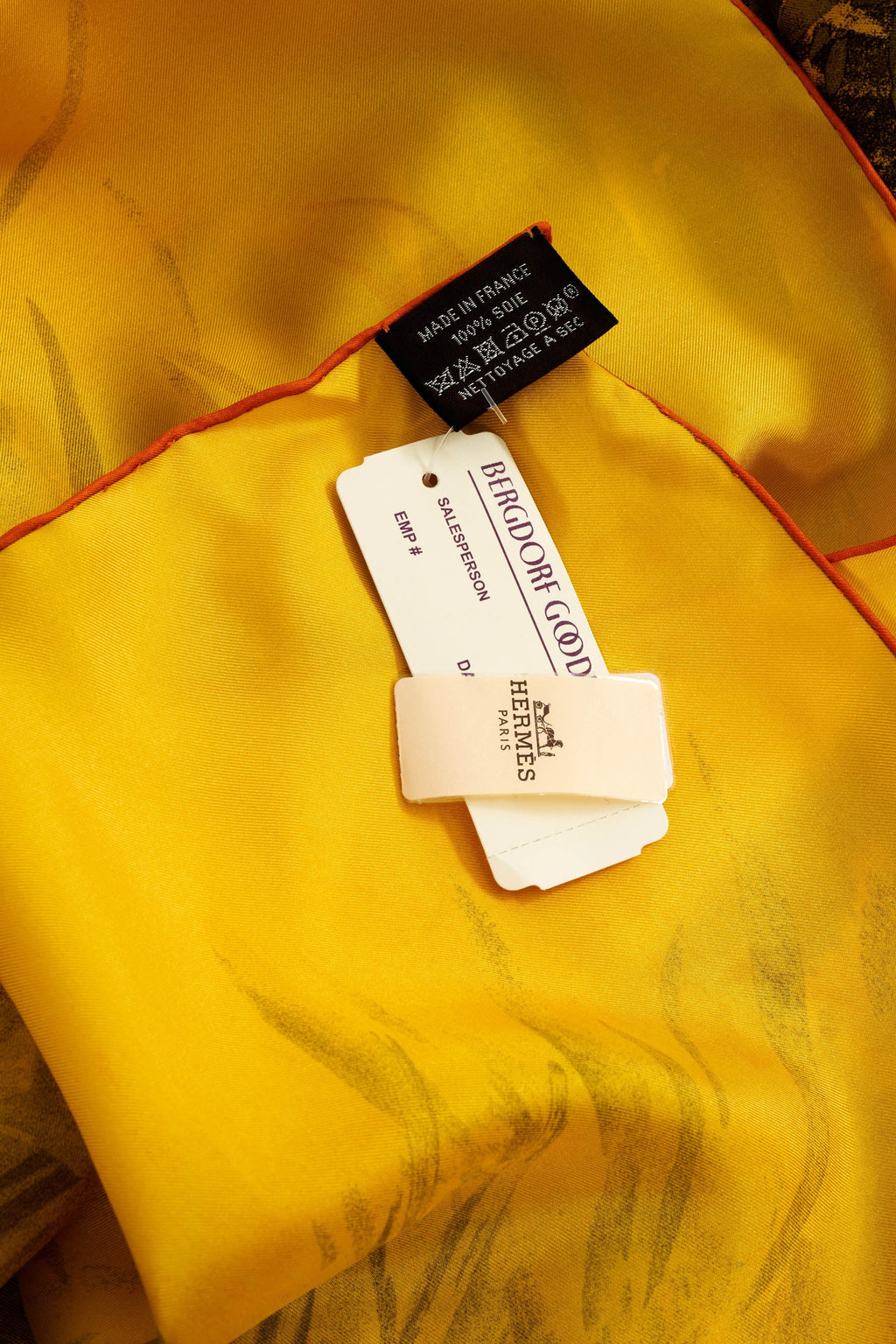 Hermes 'Panthera Pardus' Vert Jaune Mousseline Shawl 140cm - Exclusu