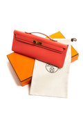 Hermes Kelly Cut Epsom Rose Jaipur Clutch 2015 - Exclusu