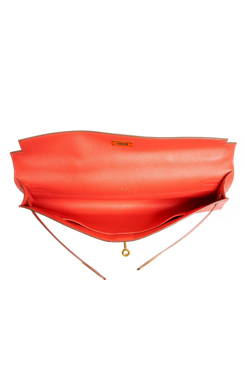 Hermes Kelly Cut Epsom Rose Jaipur Clutch 2015 - Exclusu