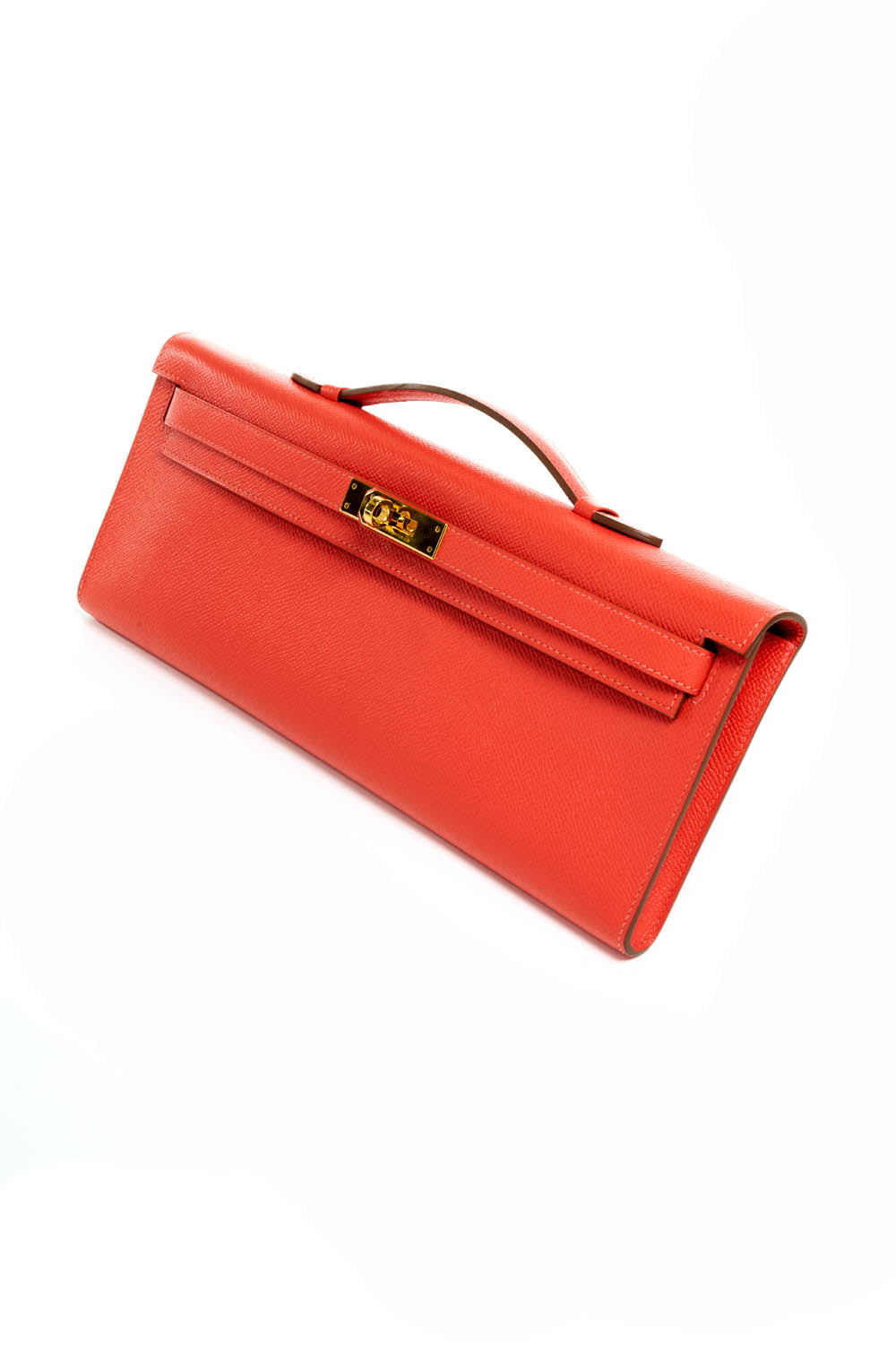 Hermes Kelly Cut Epsom Rose Jaipur Clutch 2015 - Exclusu