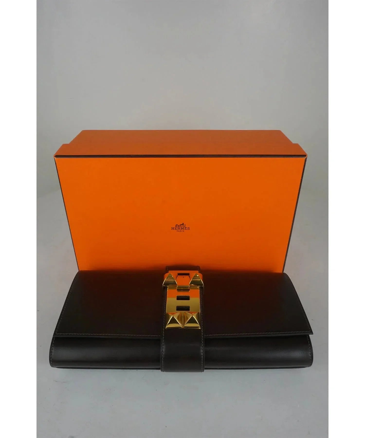 Hermès Medor Box Clutch Calf 29 - Exclusu
