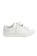 Hermes White Sneakers with Kelly Turn Clasp Size 37.5 - Exclusu