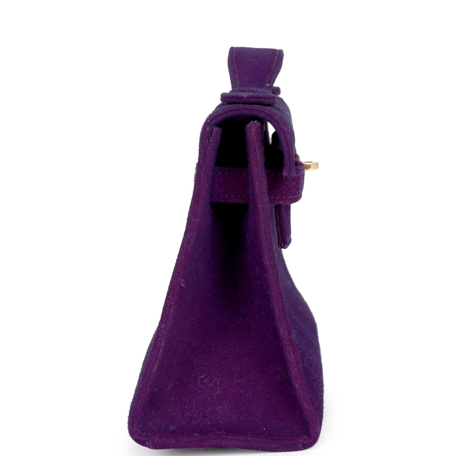 Hermes Kelly Pochette Violet Doblis Gold Hardware - Exclusu