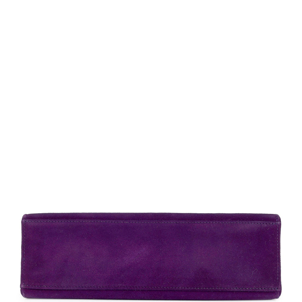 Hermes Kelly Pochette Violet Doblis Gold Hardware - Exclusu